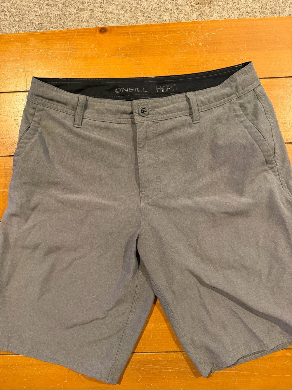 O'Neill Men's Gray Hybrid Chino Shorts